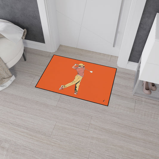 Heavy Duty Floor Mat: Golf Orange