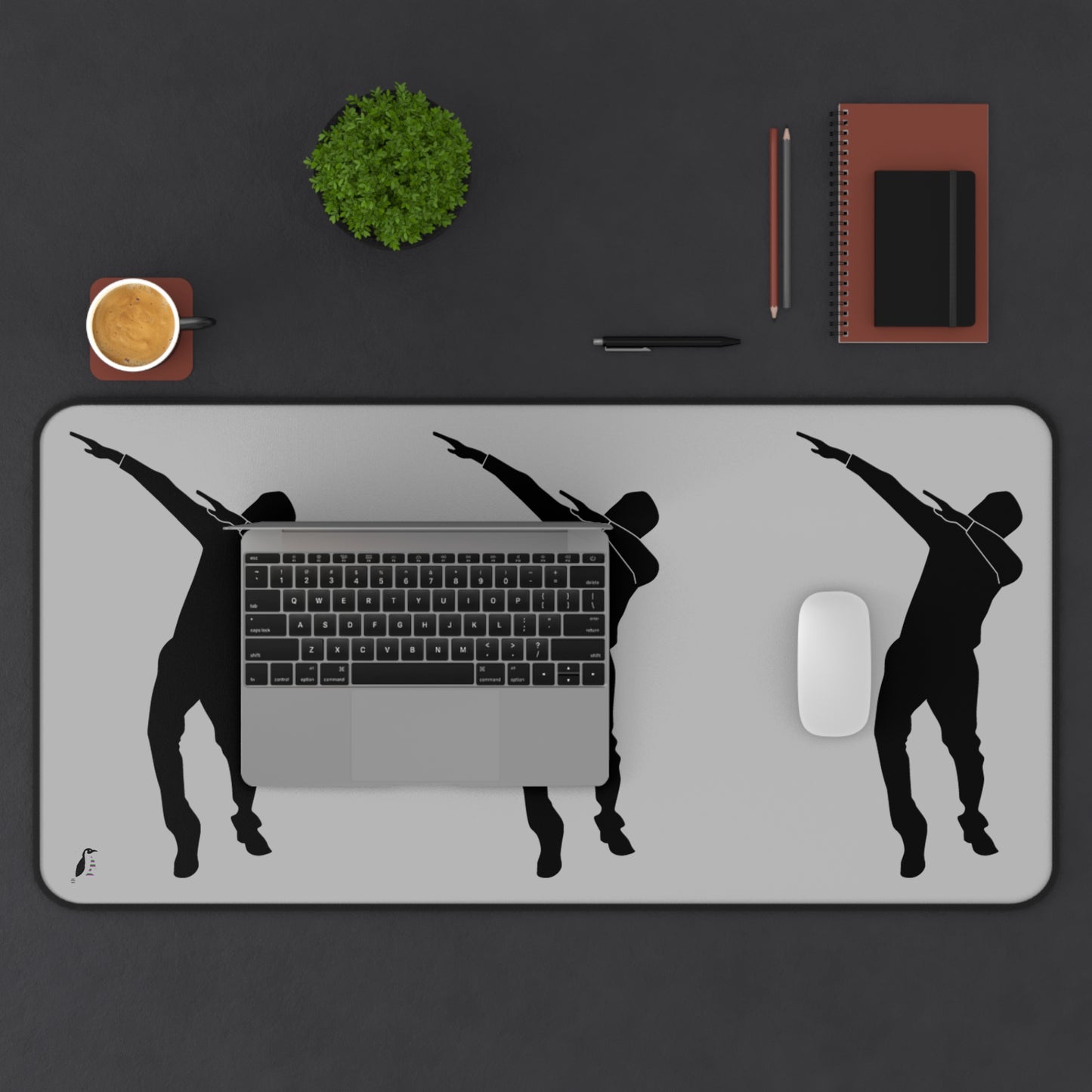 Desk Mat: Dance Lite Grey