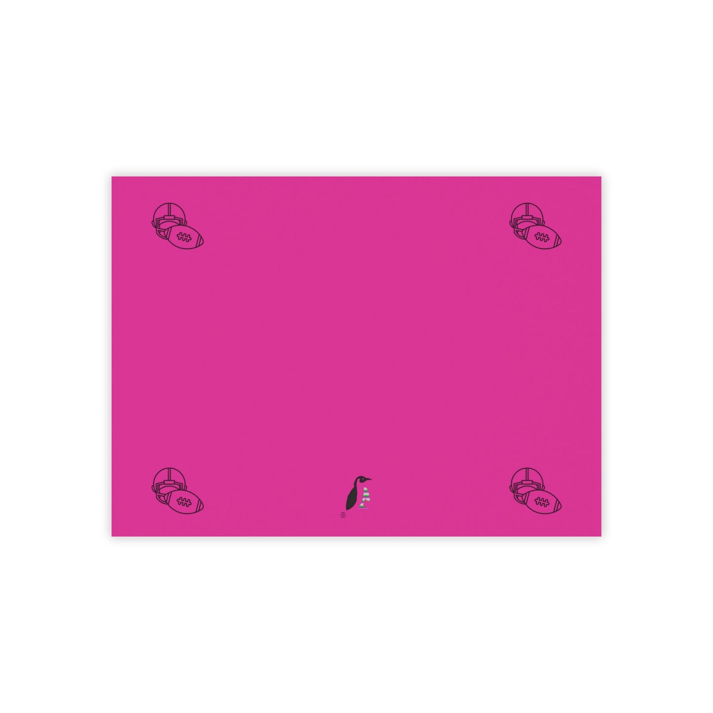 Post-it® Note Pads: Football Pink