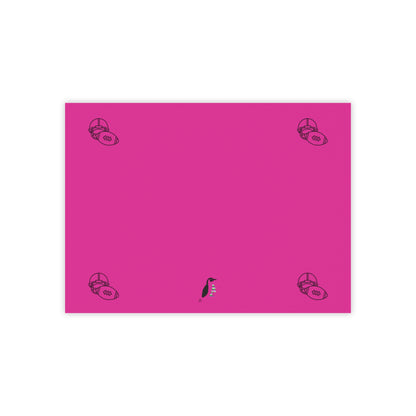 Post-it® Note Pads: Football Pink