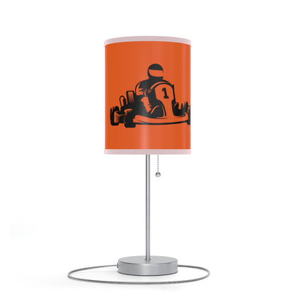 Lamp on a Stand, US|CA plug: Racing Orange