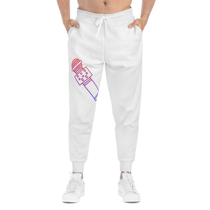 Athletic Joggers: Music White