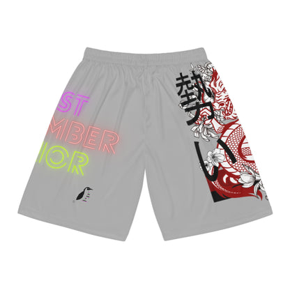 Basketball Shorts: Dragons Lite Grey