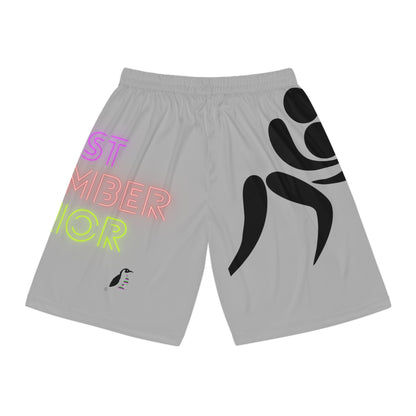 Basketball Shorts: Wrestling Lite Grey