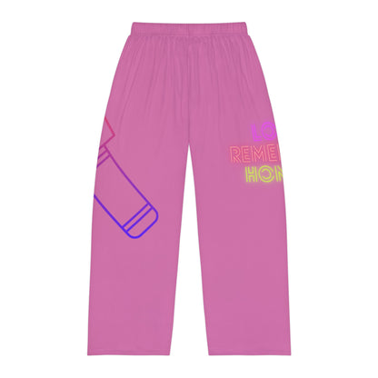 Men's Pajama Pants: Music Lite Pink