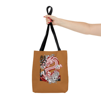 Tote Bag: Dragons Lite Brown