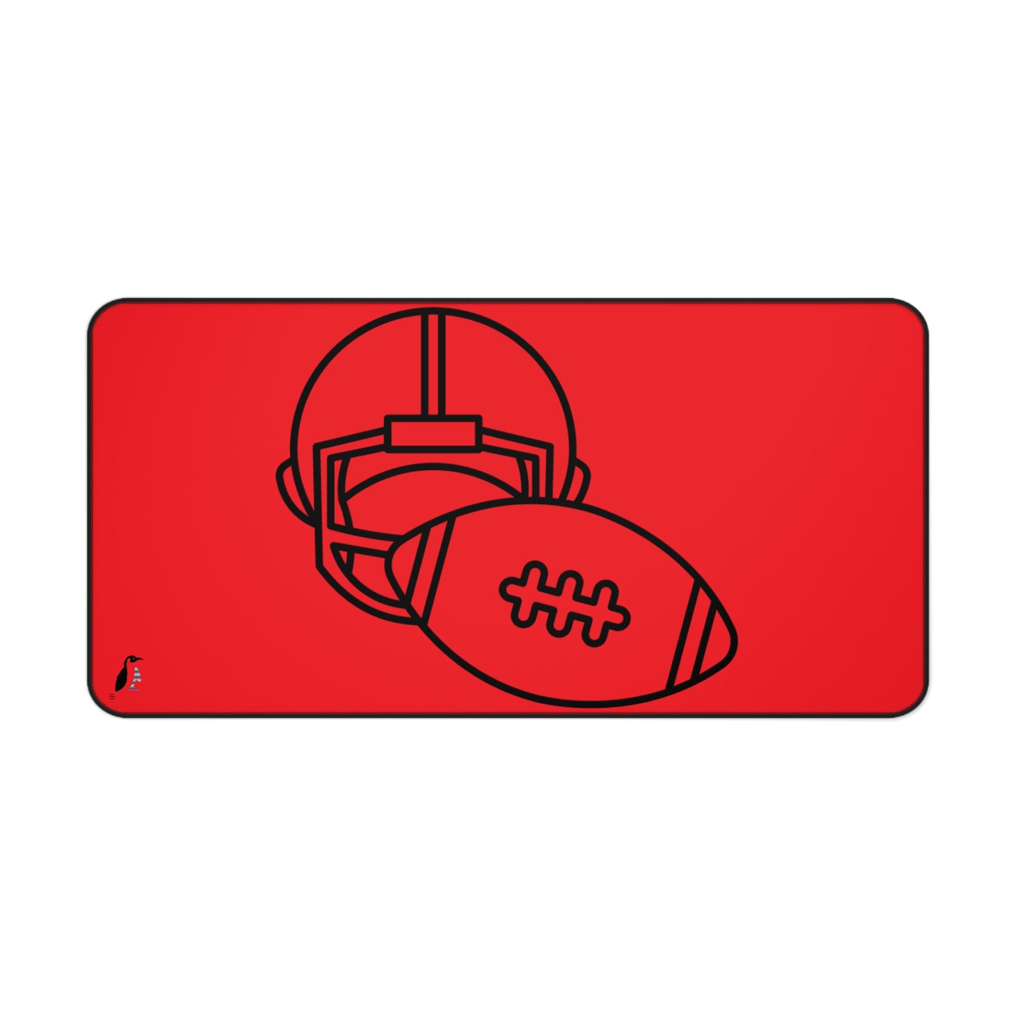 Desk Mat: Football Red