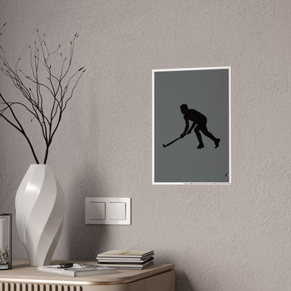 Gloss Posters: Hockey Dark Grey