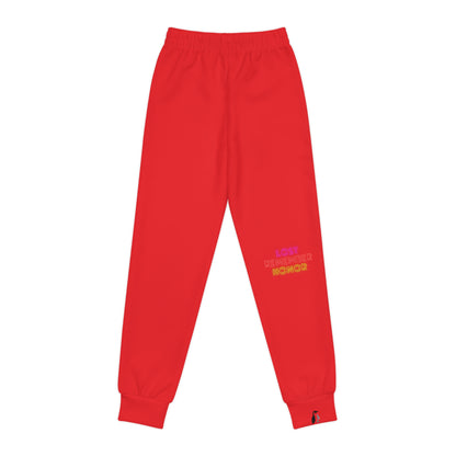 Youth Joggers: Baseball Red