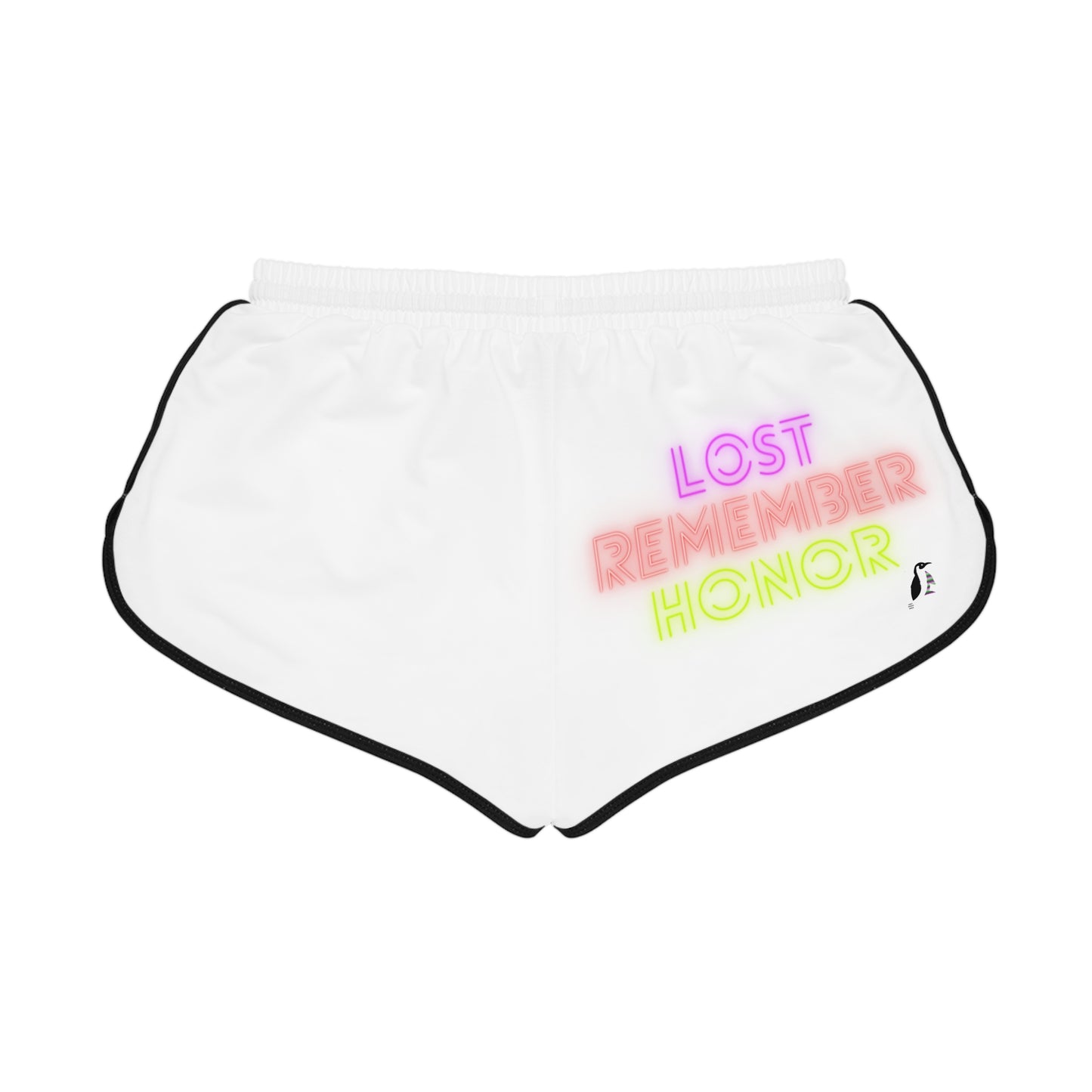 Women's Relaxed Shorts: LGBTQ Pride White