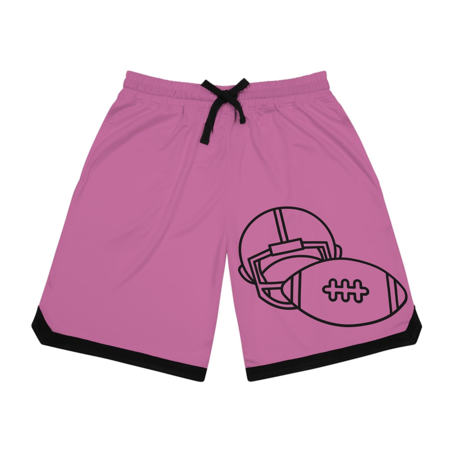 Basketball Rib Shorts: Football Lite Pink