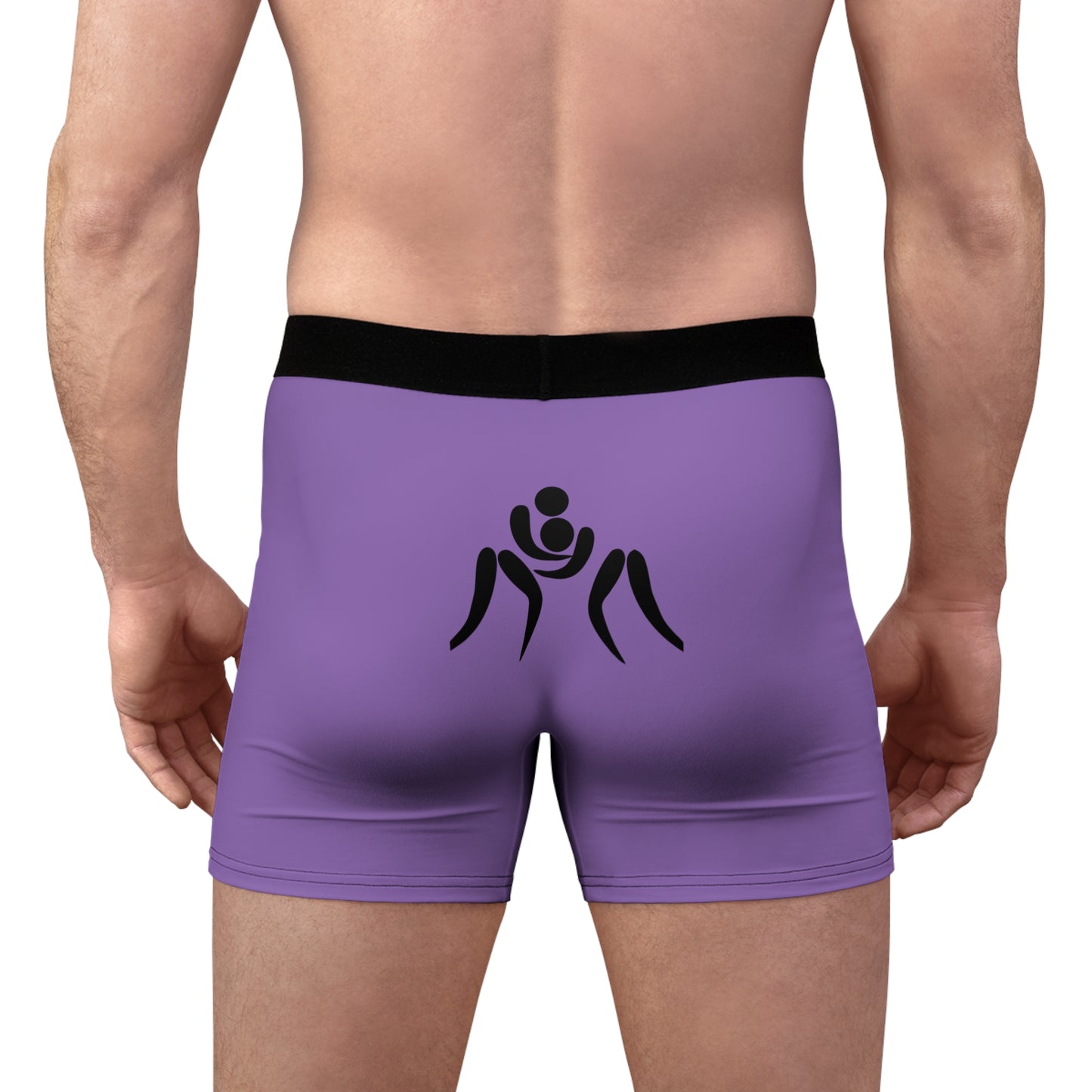 Men's Boxer Briefs: Wrestling Lite Purple