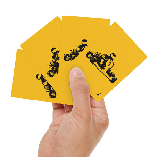 Poker Cards: Racing Yellow