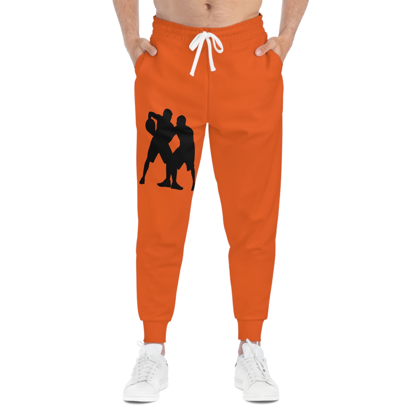 Athletic Joggers: Basketball Orange