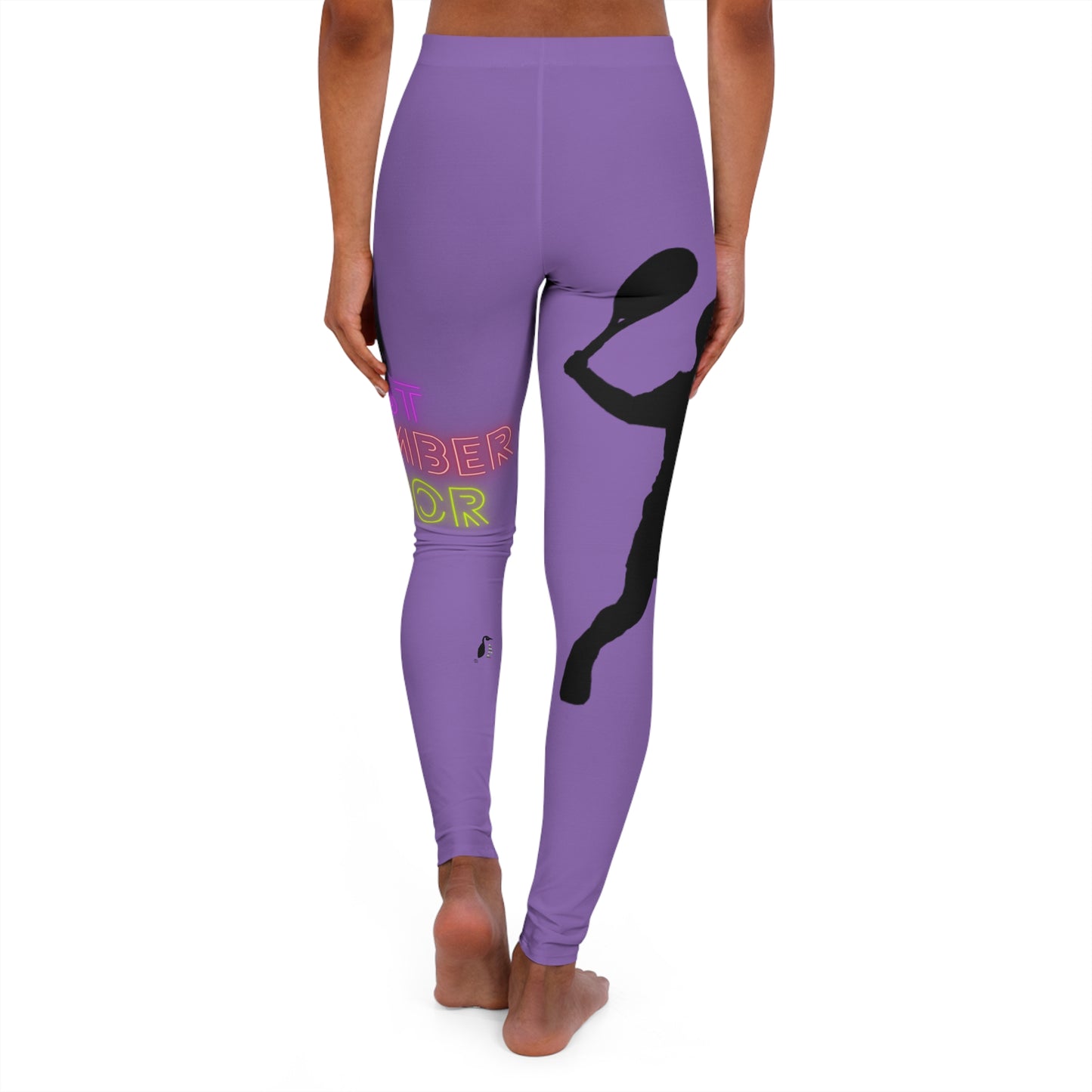 Women's Spandex Leggings: Tennis Lite Purple