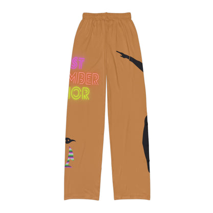 Kids Pajama Pants: Dance Lite Brown