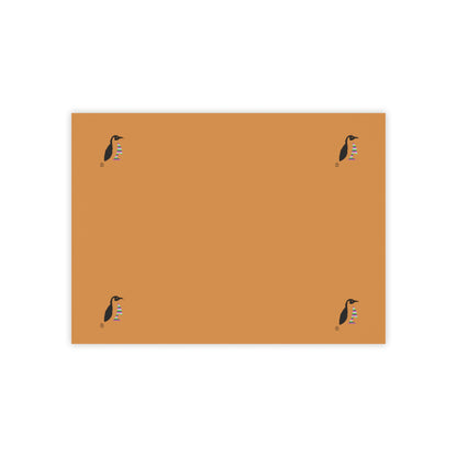 Post-it® Note Pads: Crazy Penguin World Logo Lite Brown