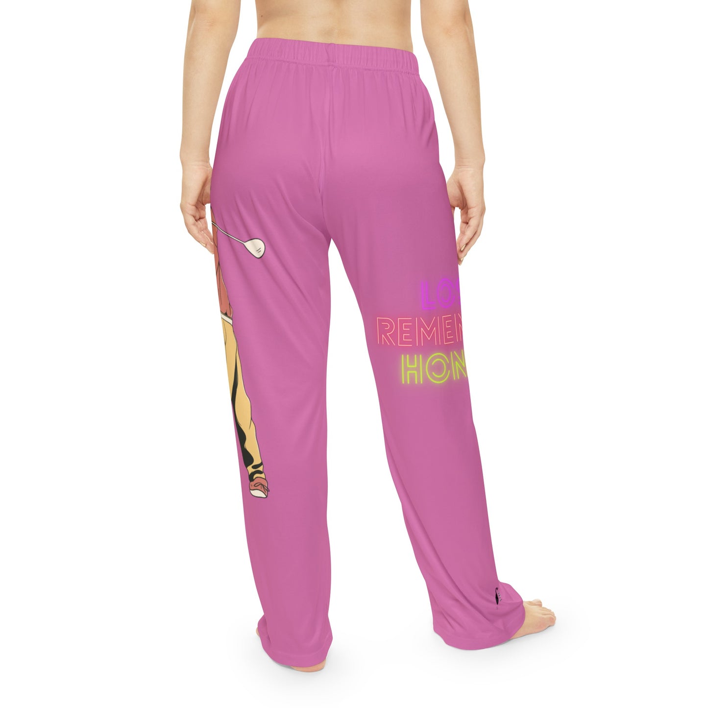 Women's Pajama Pants: Golf Lite Pink