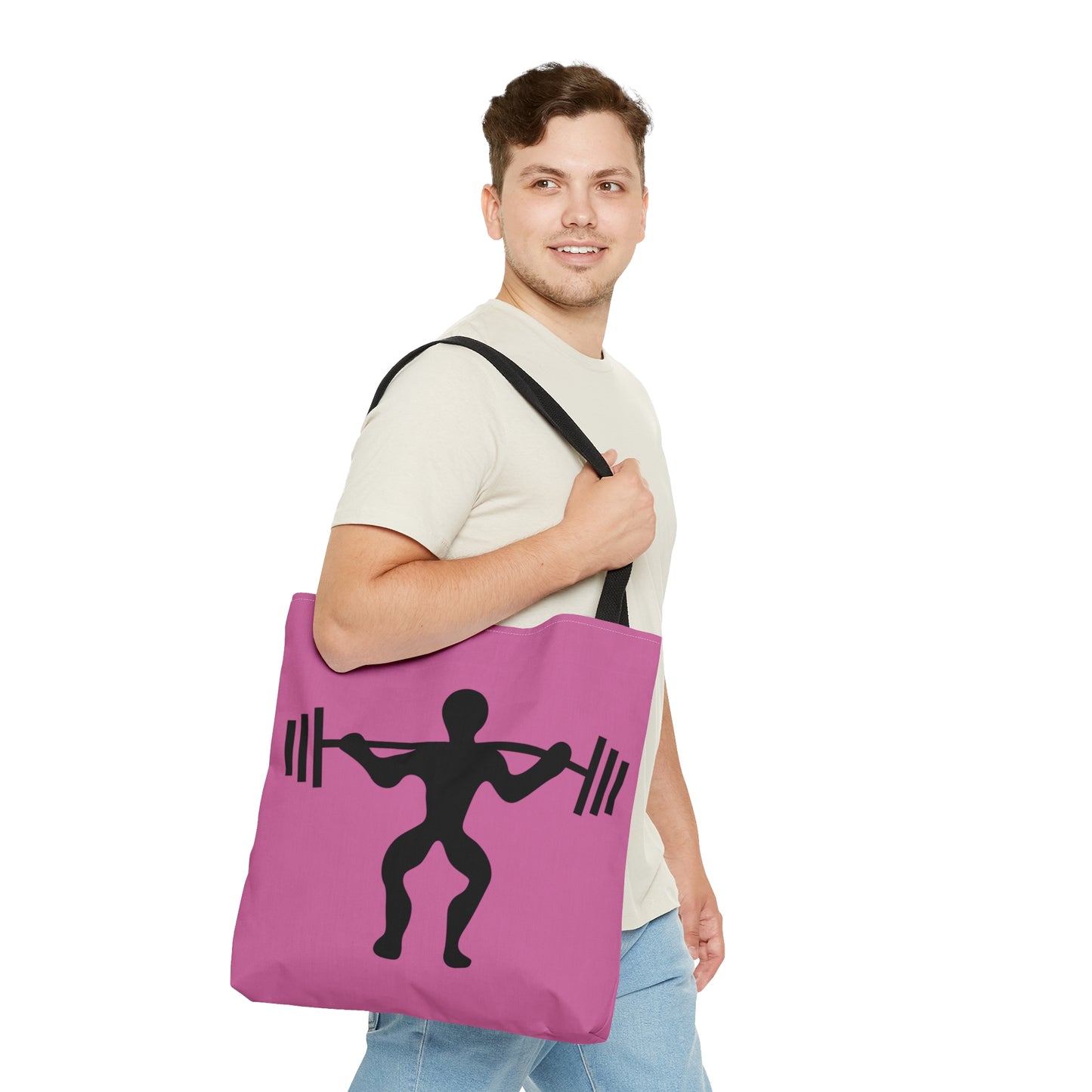 Tote Bag: Weightlifting Lite Pink