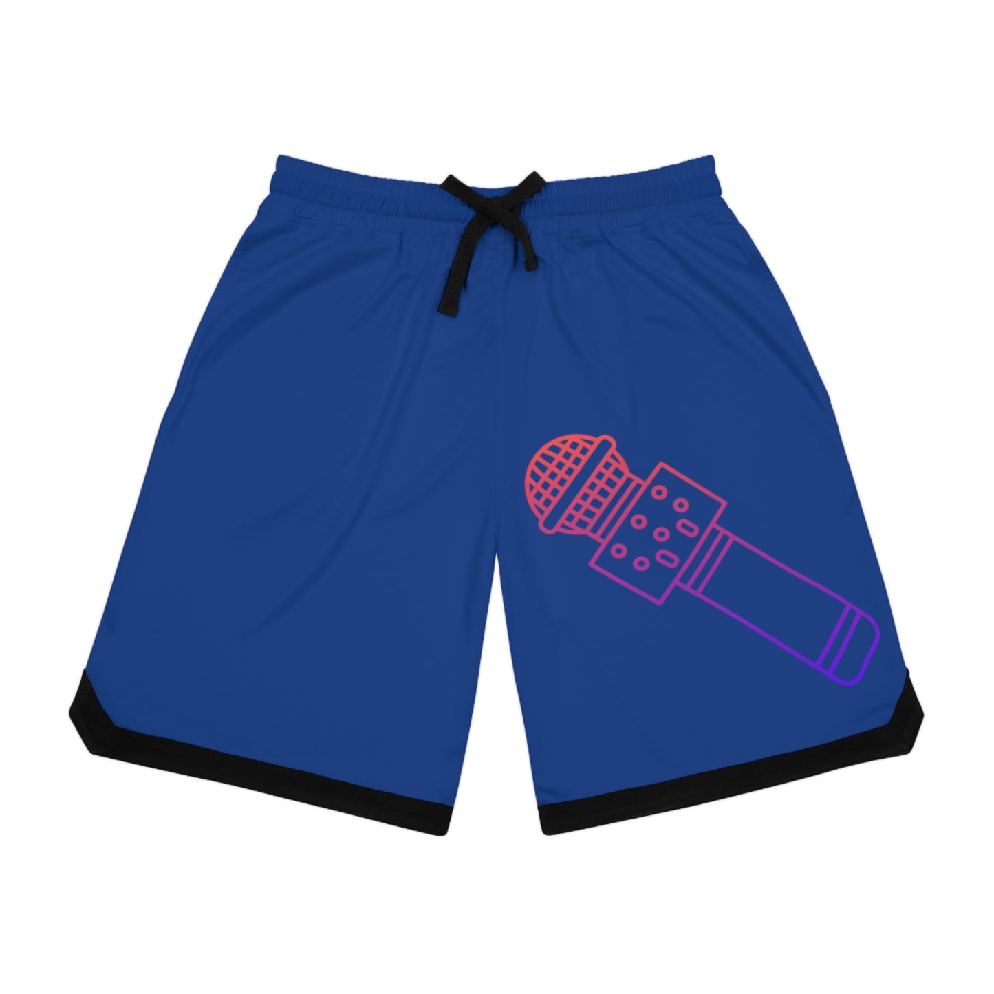 Basketball Rib Shorts: Music Dark Blue