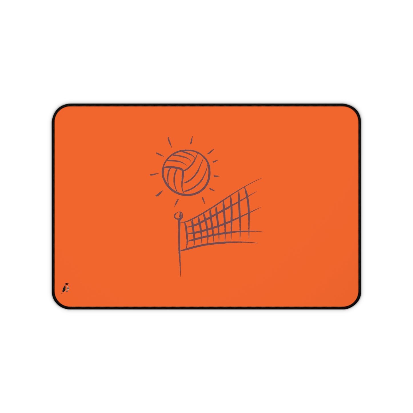 Desk Mat: Volleyball Orange