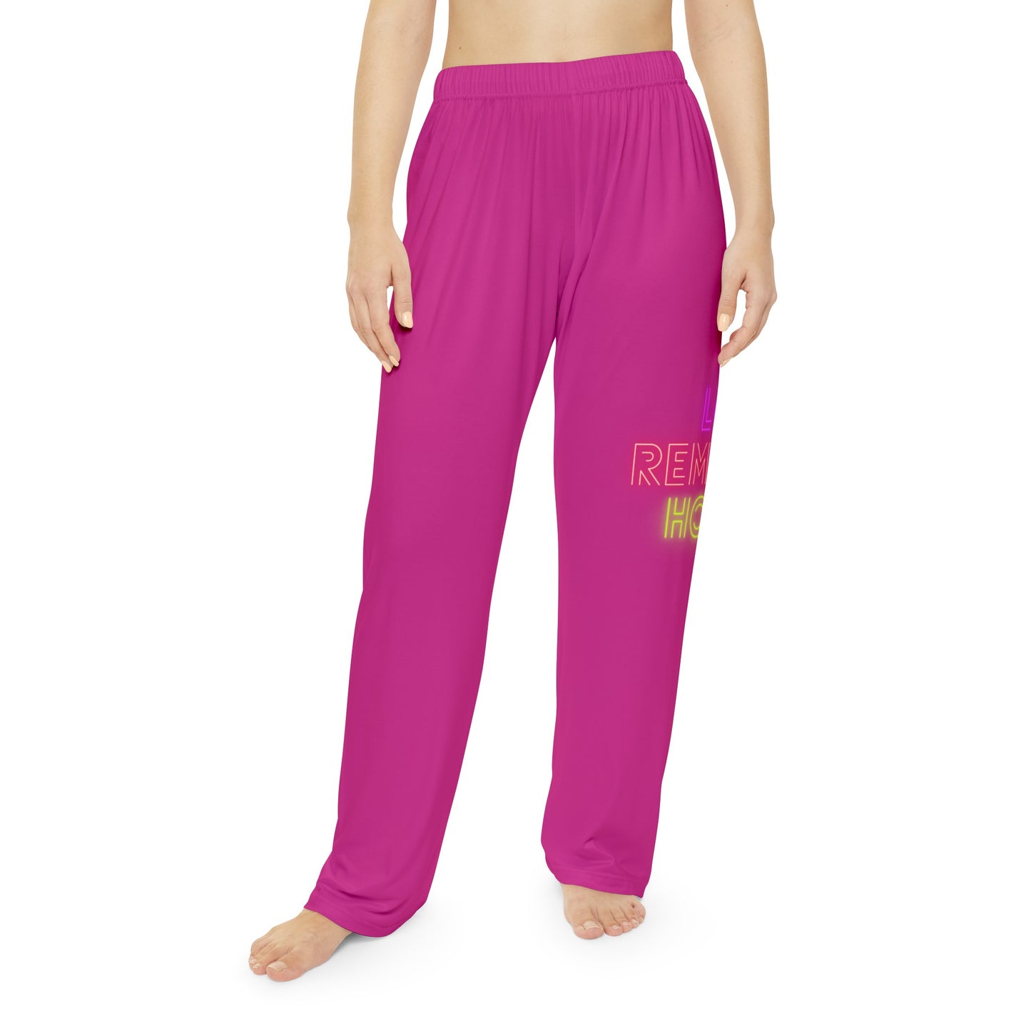 Women's Pajama Pants: Lost Remember Honor Pink