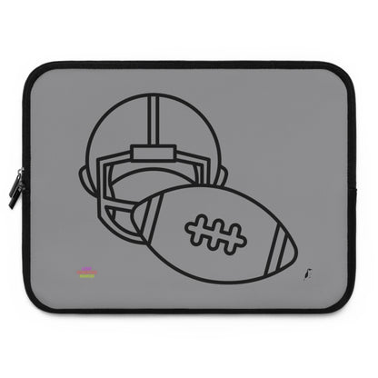 Laptop Sleeve: Football Grey