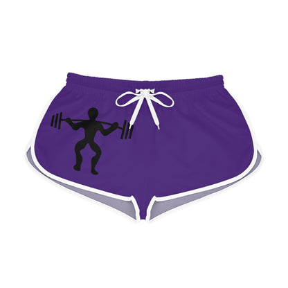 Women's Relaxed Shorts: Weightlifting Purple