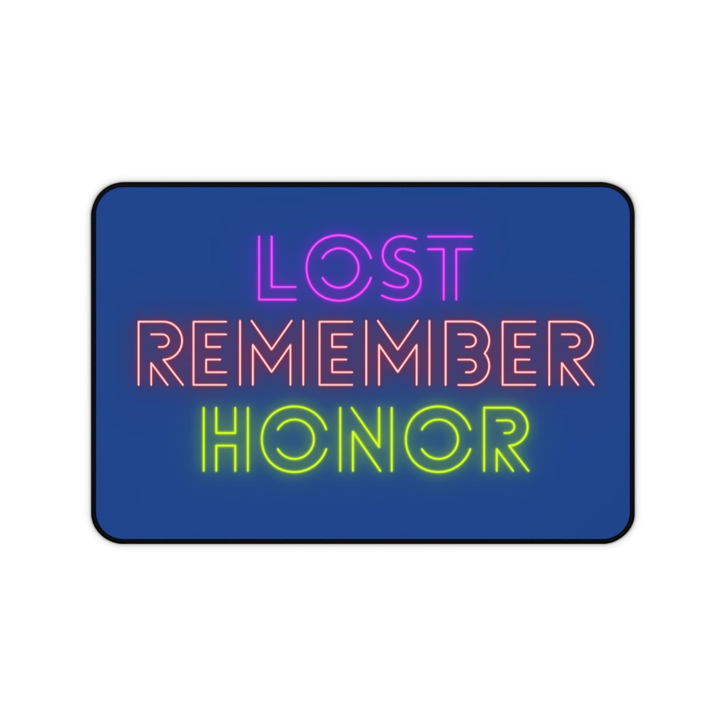 Desk Mat: Lost Remember Honor Dark Blue