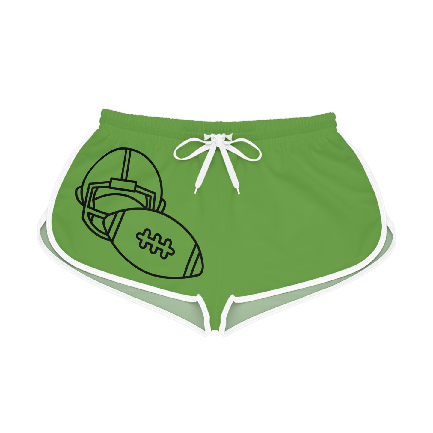 Women's Relaxed Shorts: Football Green