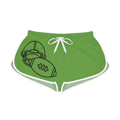 Women's Relaxed Shorts: Football Green