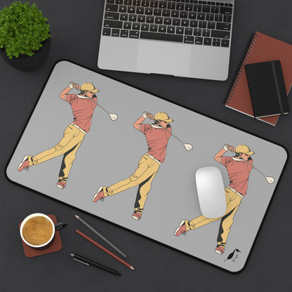 Desk Mat: Golf Lite Grey