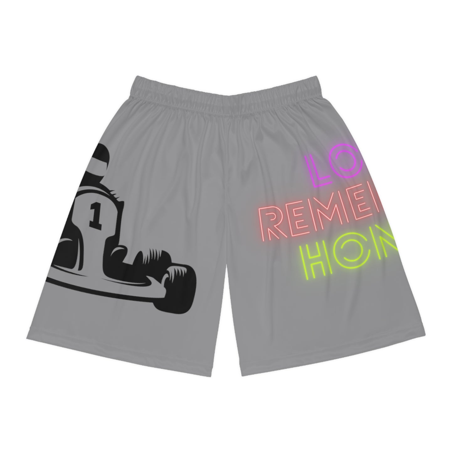 Basketball Shorts: Racing Grey