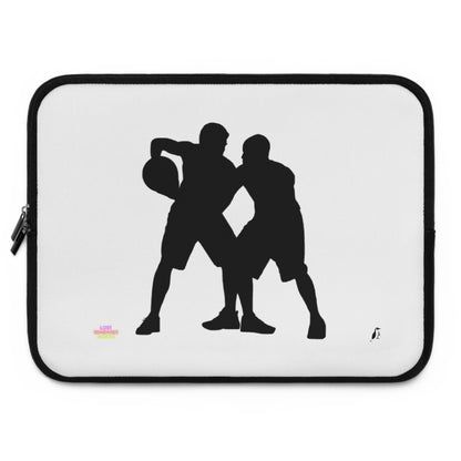 Laptop Sleeve: Basketball White