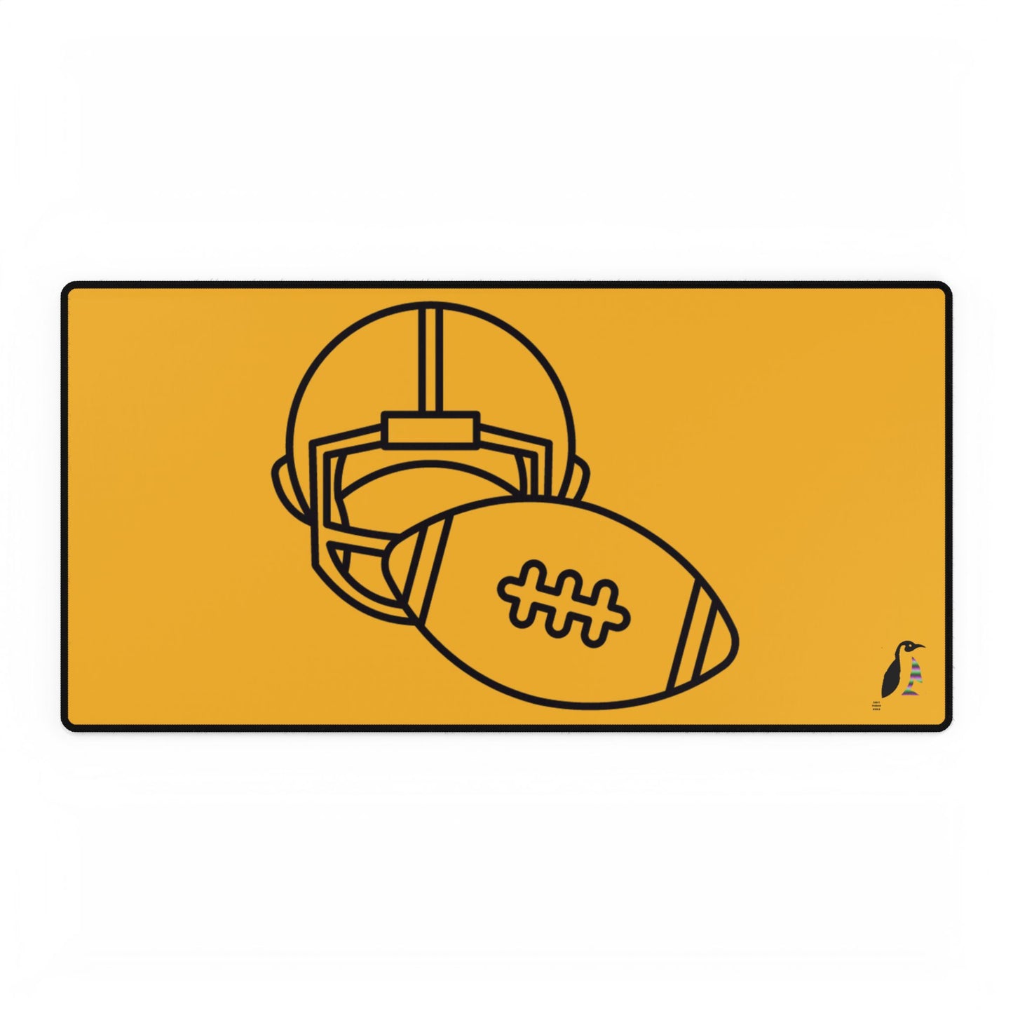 Desk Mats: Football Yellow