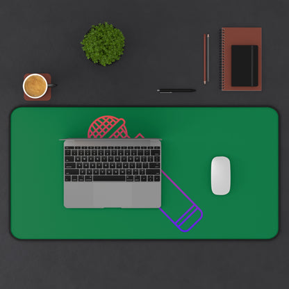 Desk Mat: Music Dark Green