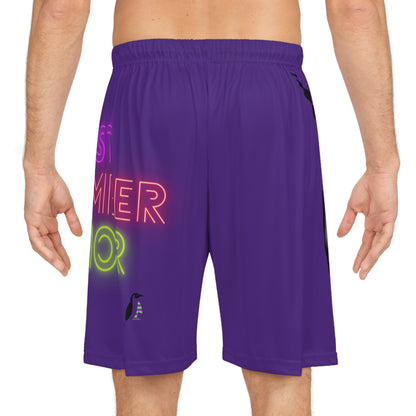 Basketball Shorts: Dance Purple