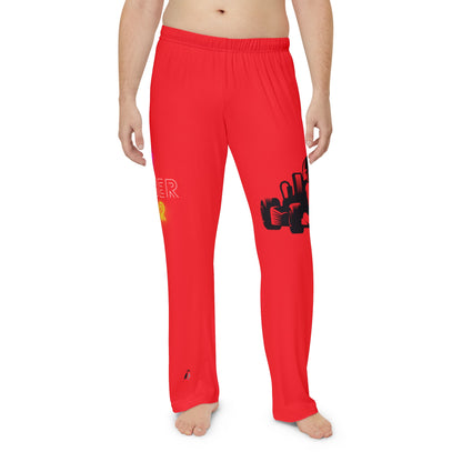 Men's Pajama Pants: Racing Red