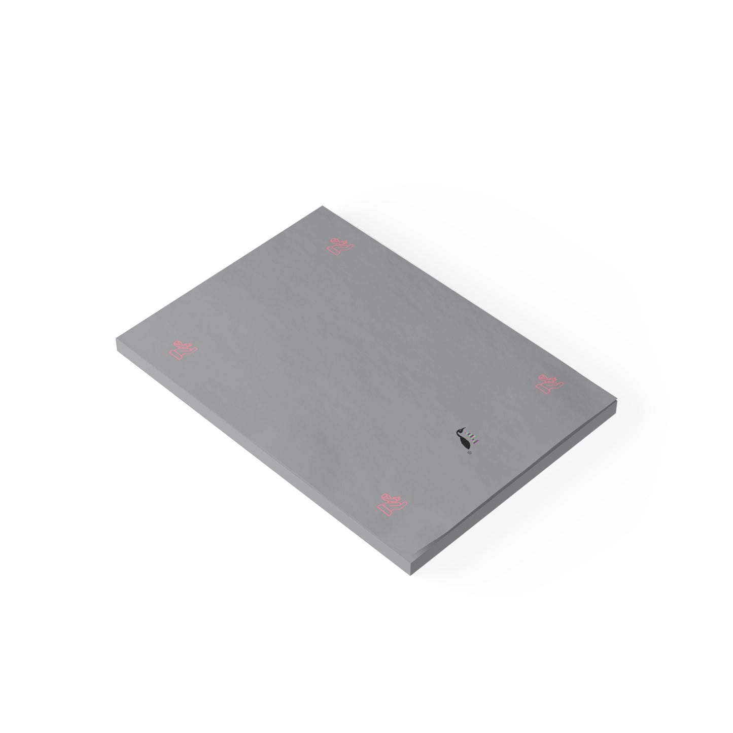 Post-it® Note Pads: Fight Cancer Grey