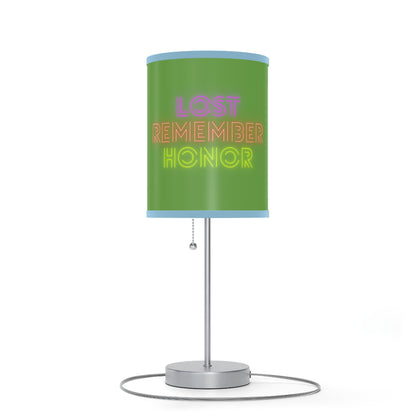 Lamp on a Stand, US|CA plug: Wolves Green