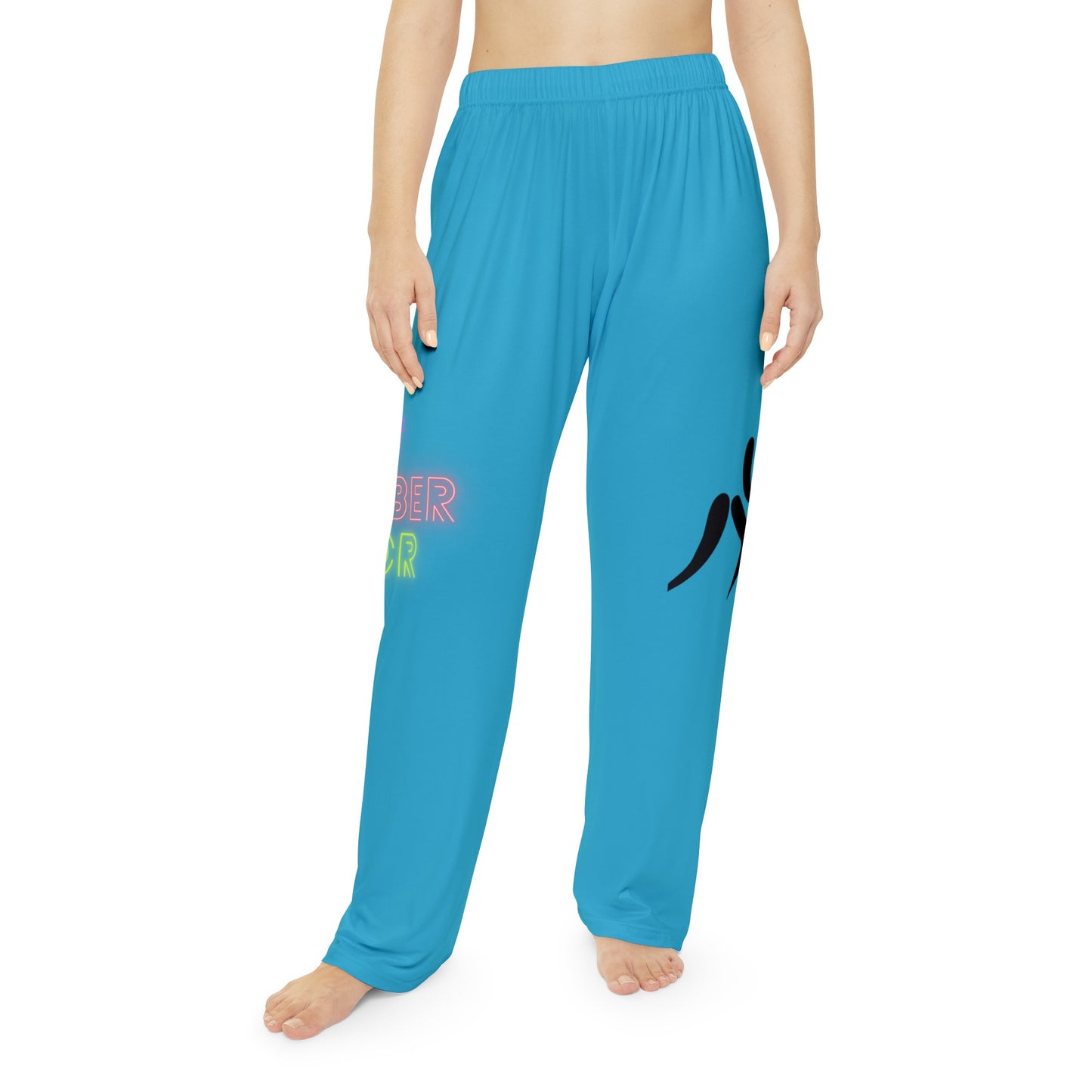 Women's Pajama Pants: Wrestling Turquoise