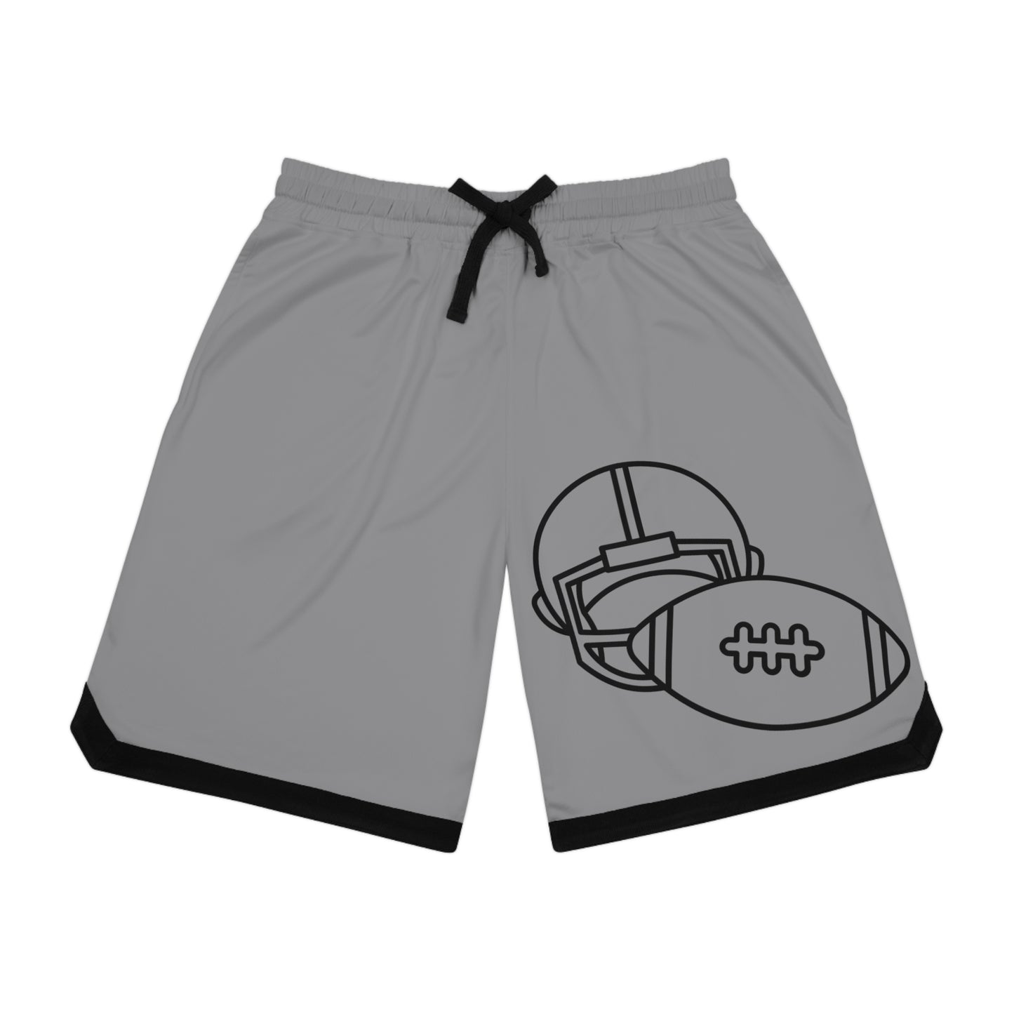 Basketball Rib Shorts: Football Grey