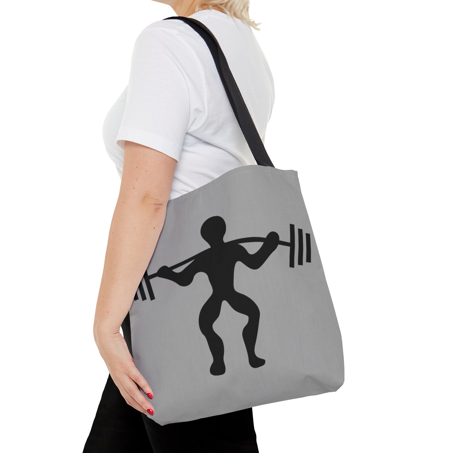 Tote Bag: Weightlifting Lite Grey