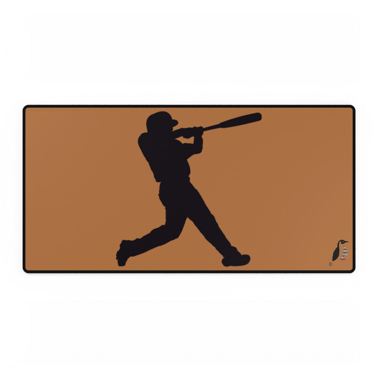 Desk Mats: Baseball Lite Brown