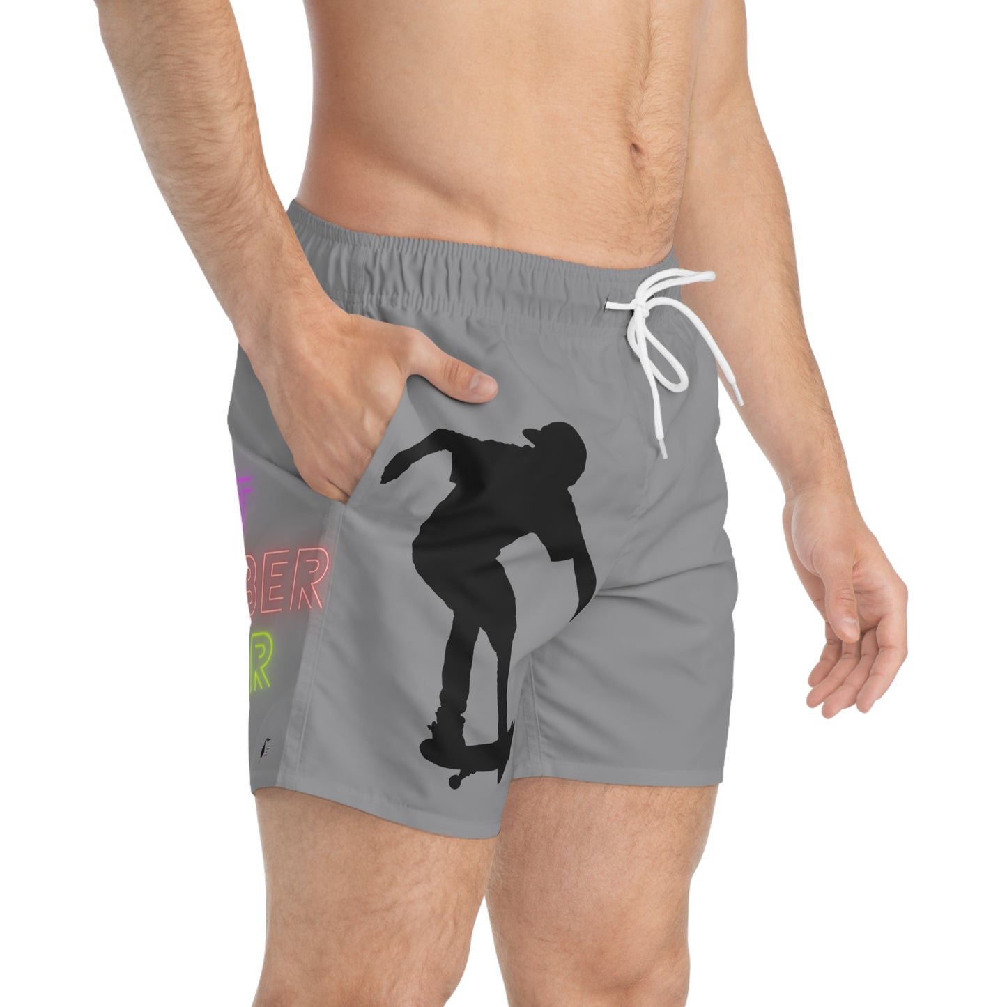 Swim Trunks: Skateboarding Grey