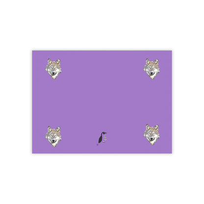 Post-it® Note Pads: Wolves Lite Purple