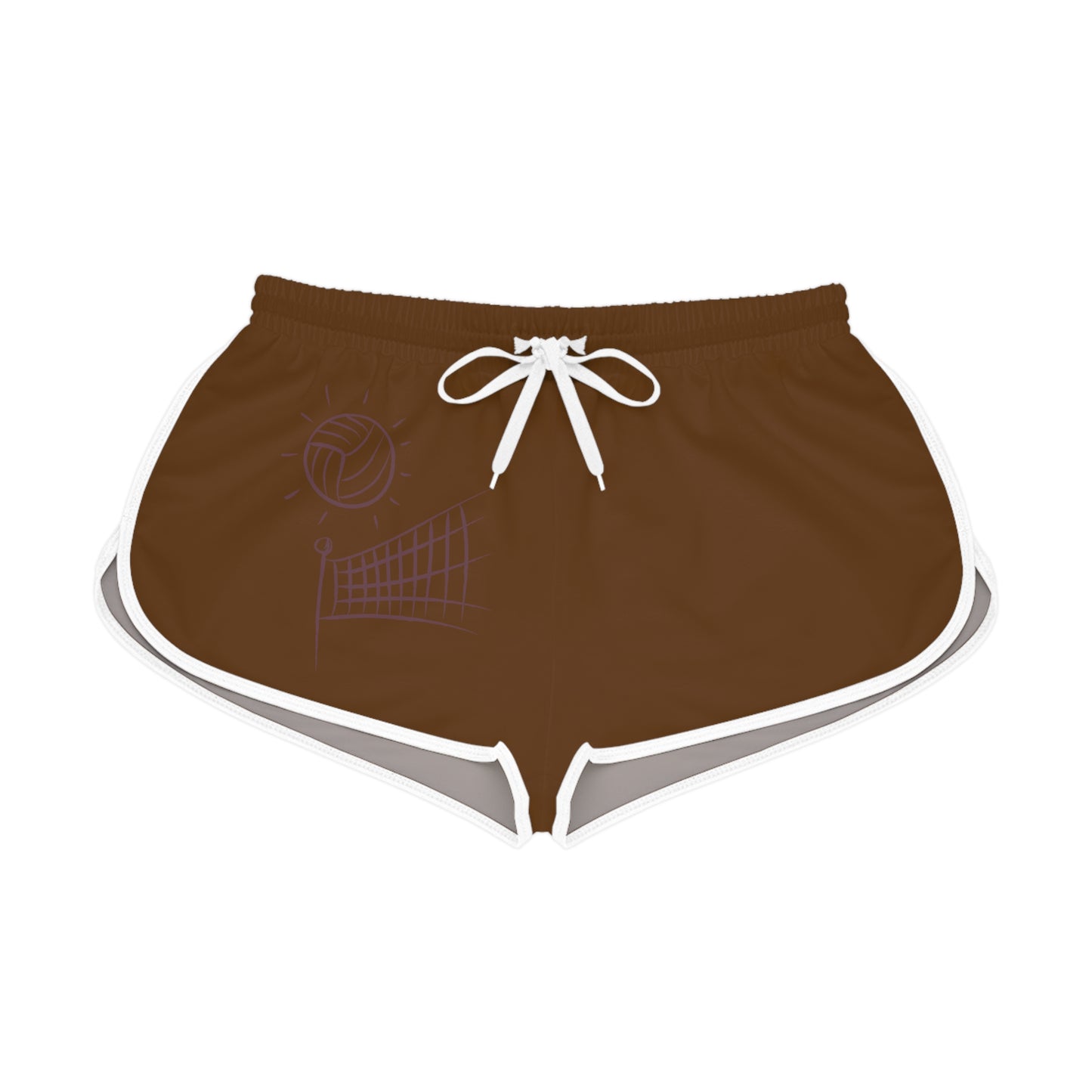 Women's Relaxed Shorts: Volleyball Brown