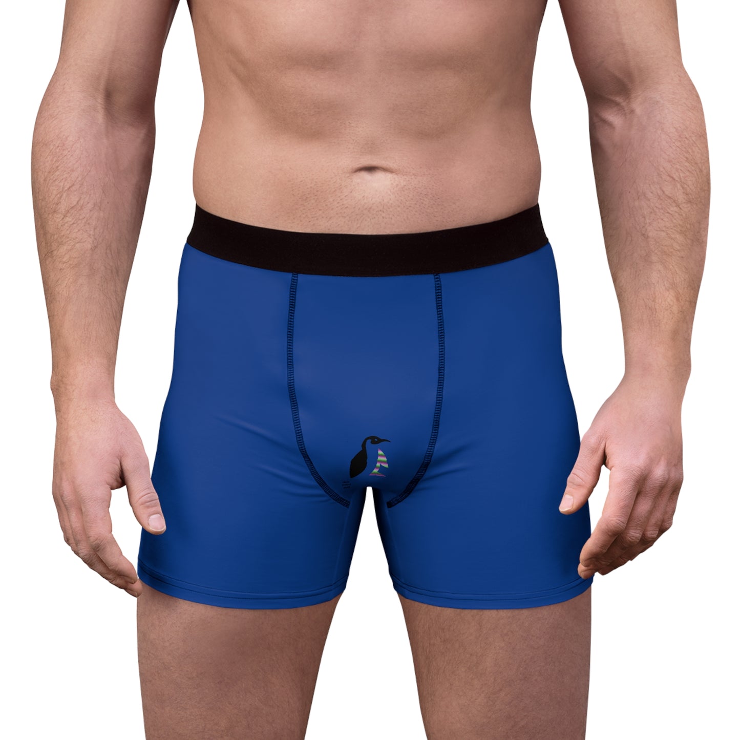 Men's Boxer Briefs: Golf Dark Blue