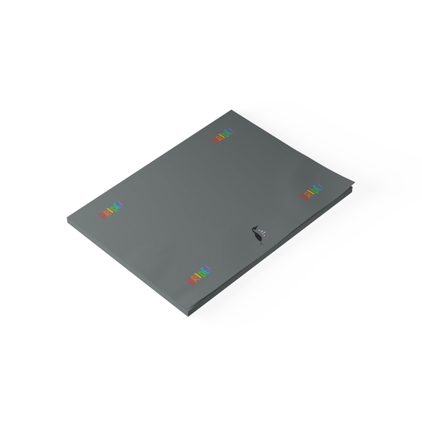 Post-it® Note Pads: LGBTQ Pride Dark Grey