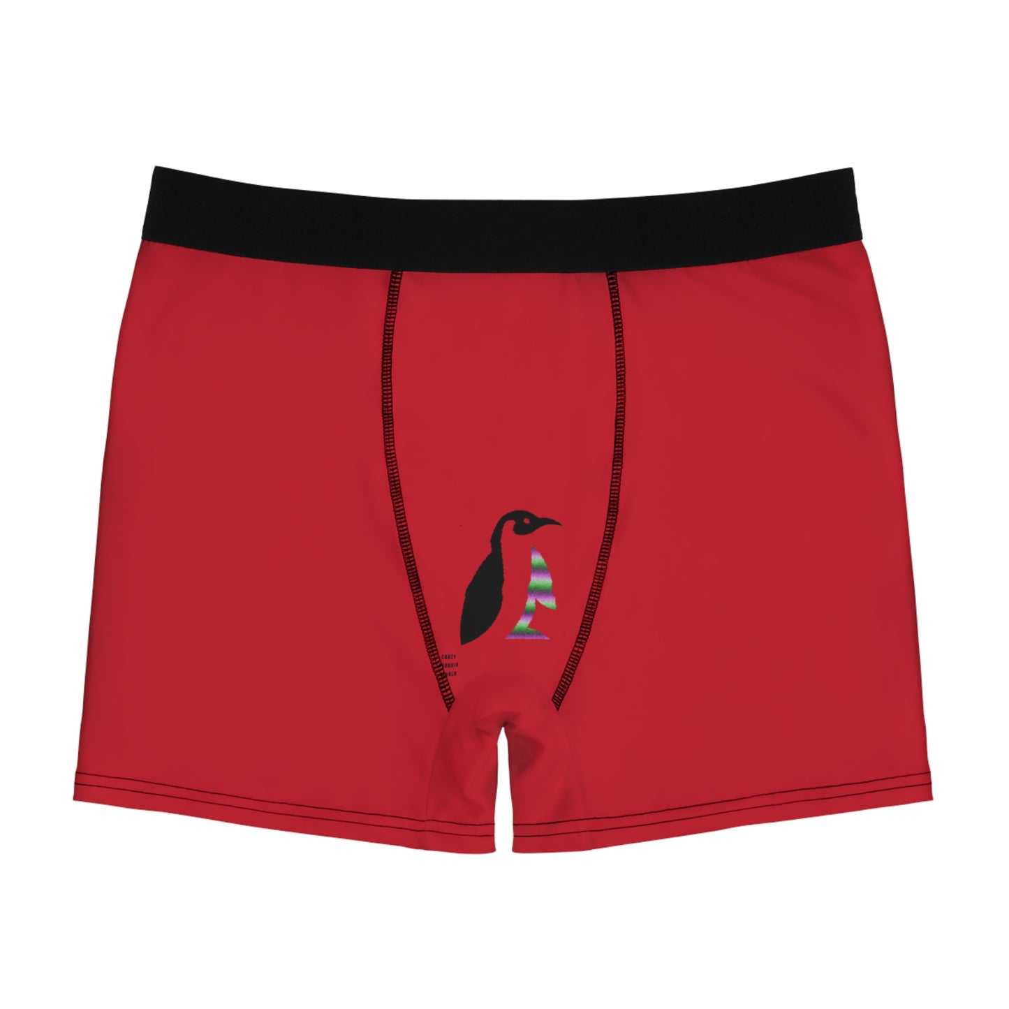 Men's Boxer Briefs: Wrestling Dark Red